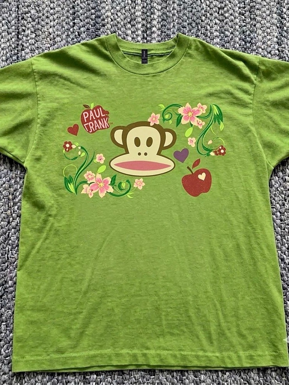 Kiwi shirt, Paul Frank Julius the Monkey Graphic Green Tee